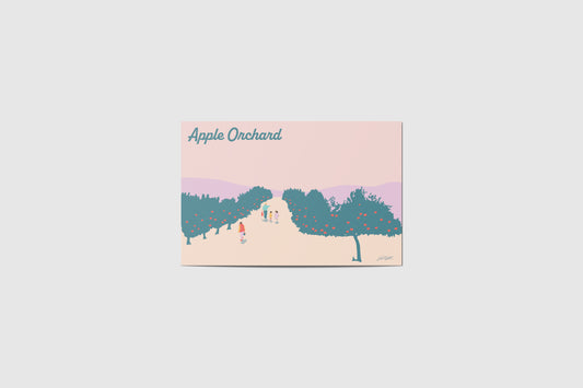 Apple Orchard Seasonal Postcard