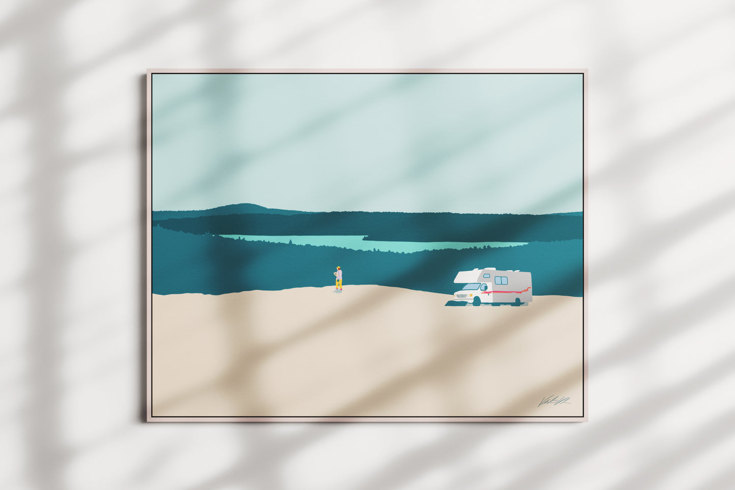 Brockway Mountain Drive Travel Print 8x10