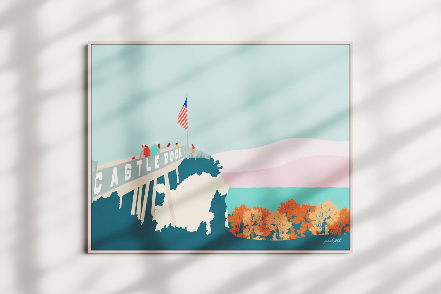 Castle Rock Seasonal Travel Print 8x10