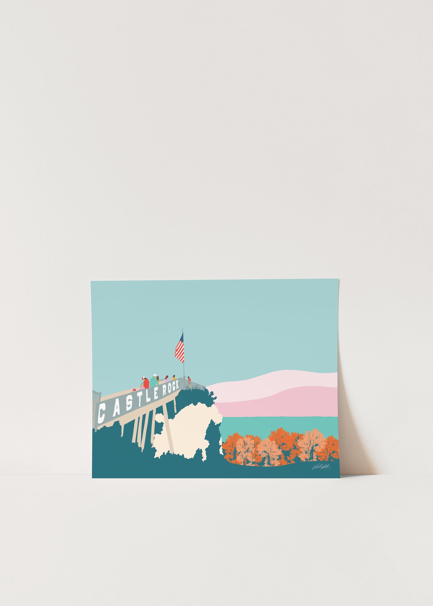 Castle Rock Seasonal Travel Print 8x10
