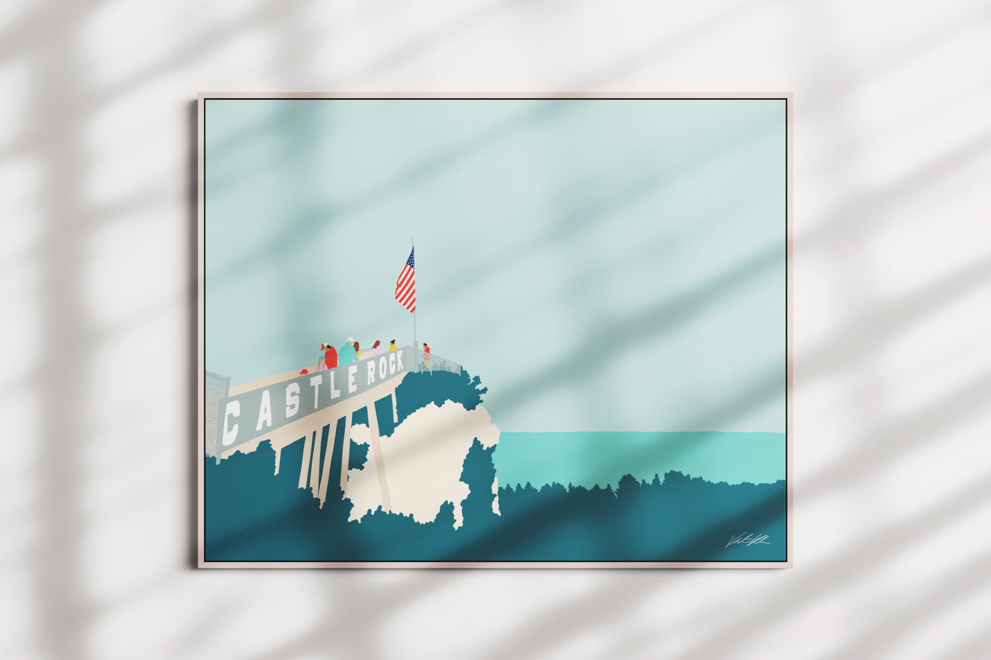 Castle Rock Travel Print 8x10