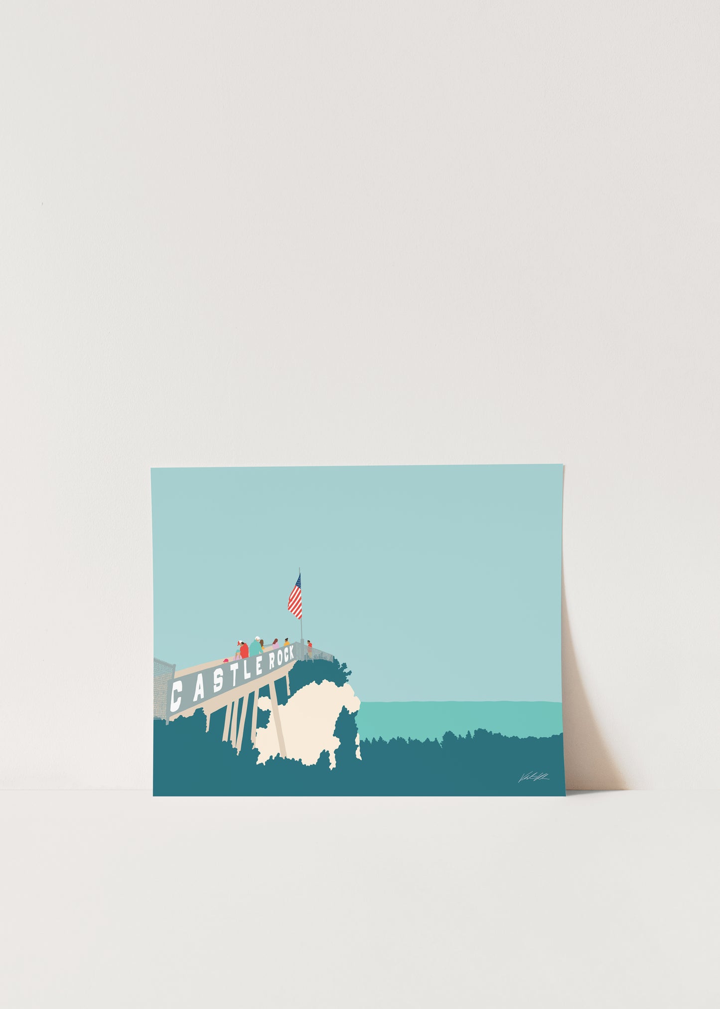 Castle Rock Travel Print 8x10