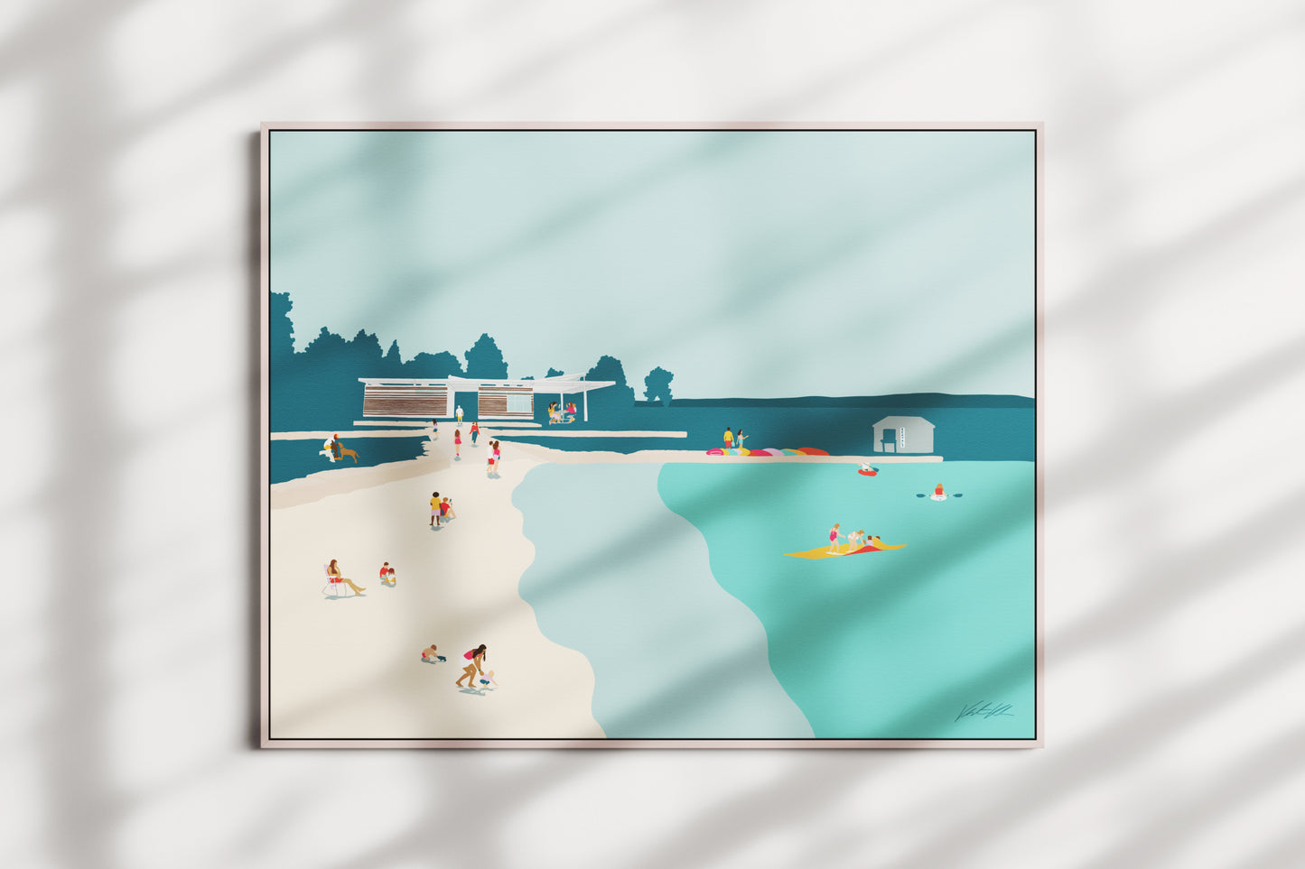 Clinch Park Traverse City Travel Print 8x10