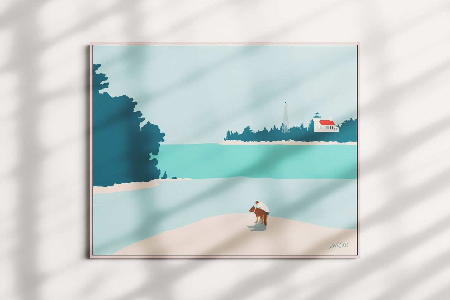 Copper Harbor Lighthouse Print 8x10