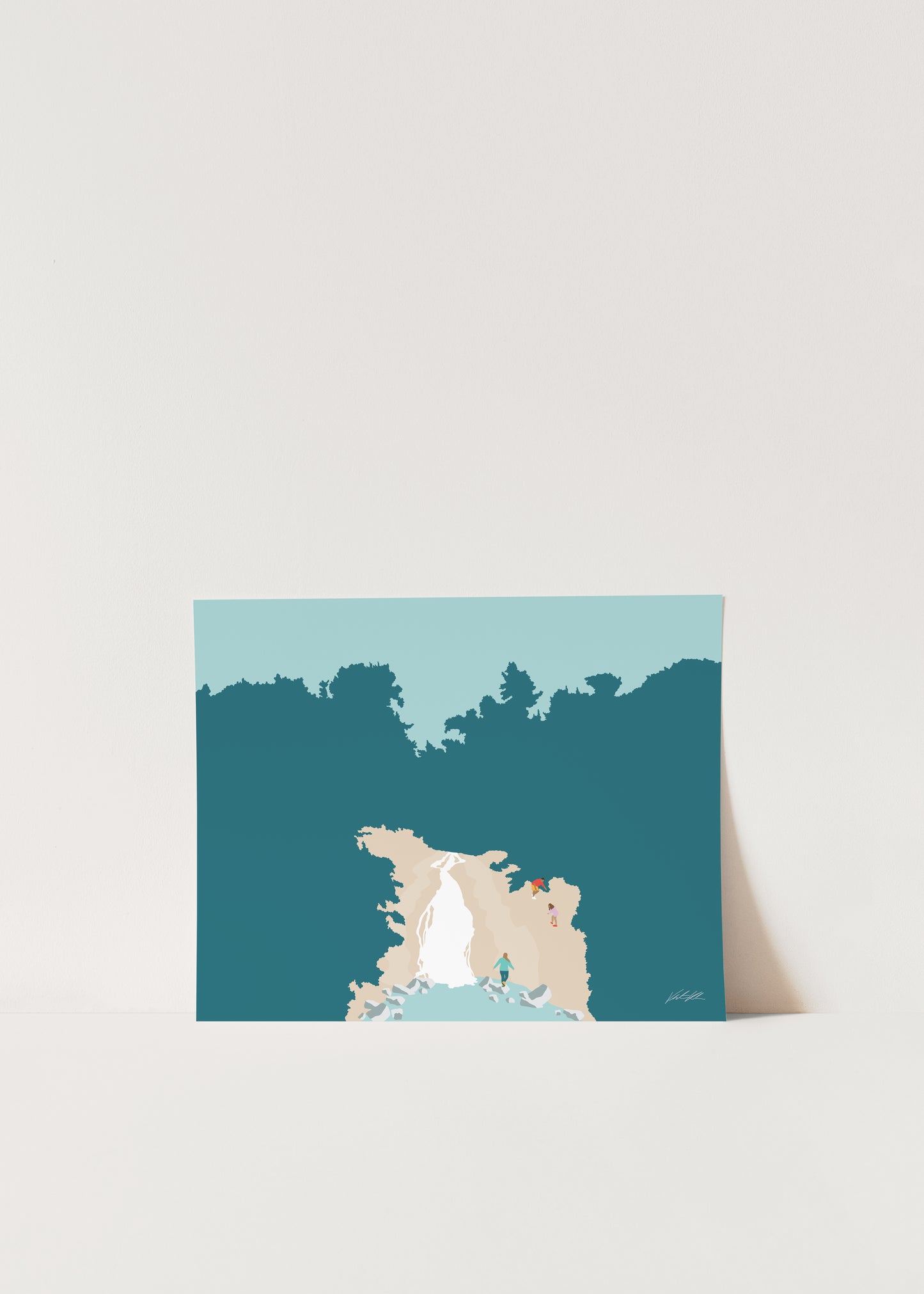 Jacob's Falls Travel Print 8x10