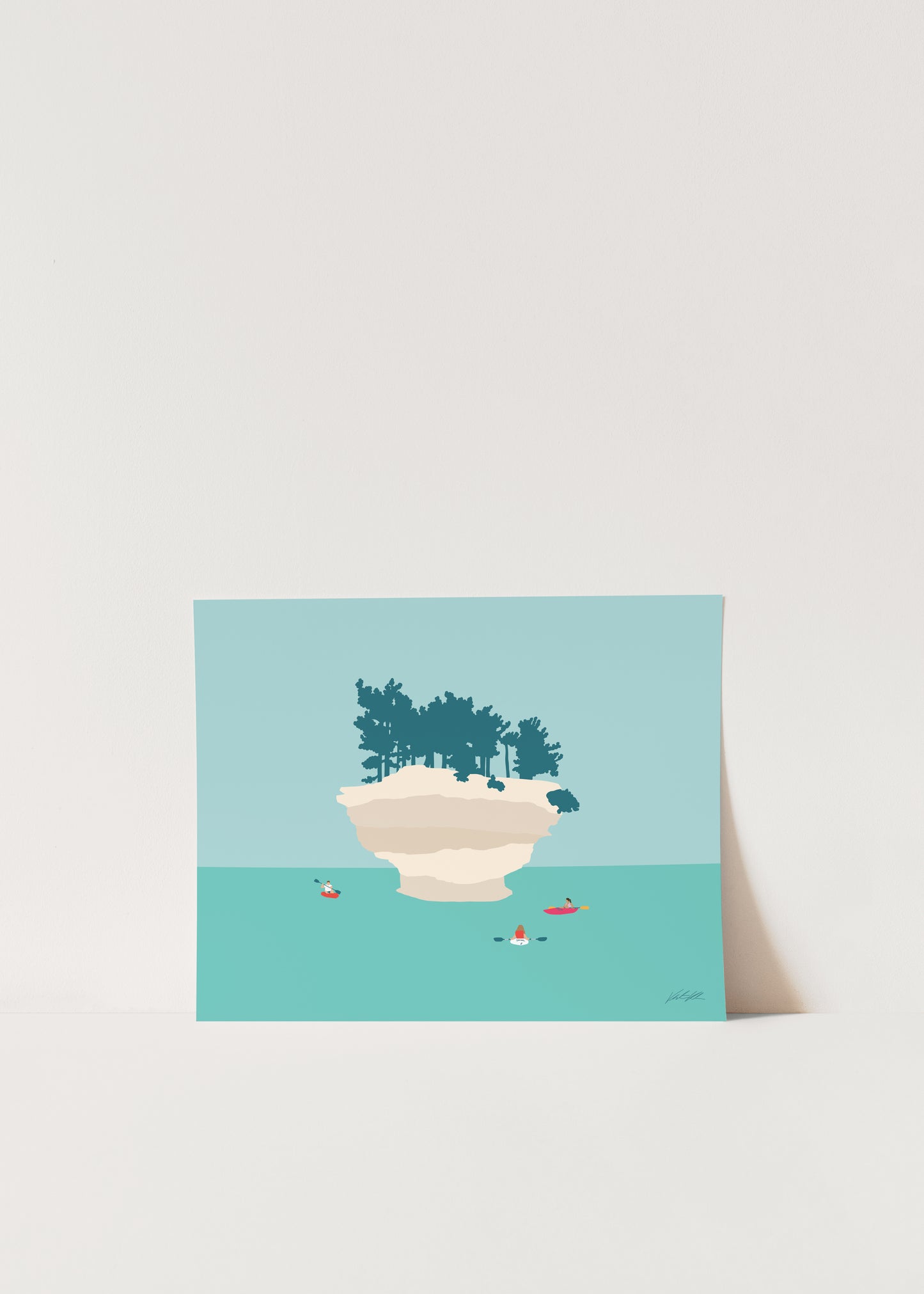 Turnip Rock Travel Print 8x10
