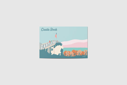 Castle Rock Seasonal Travel Postcard