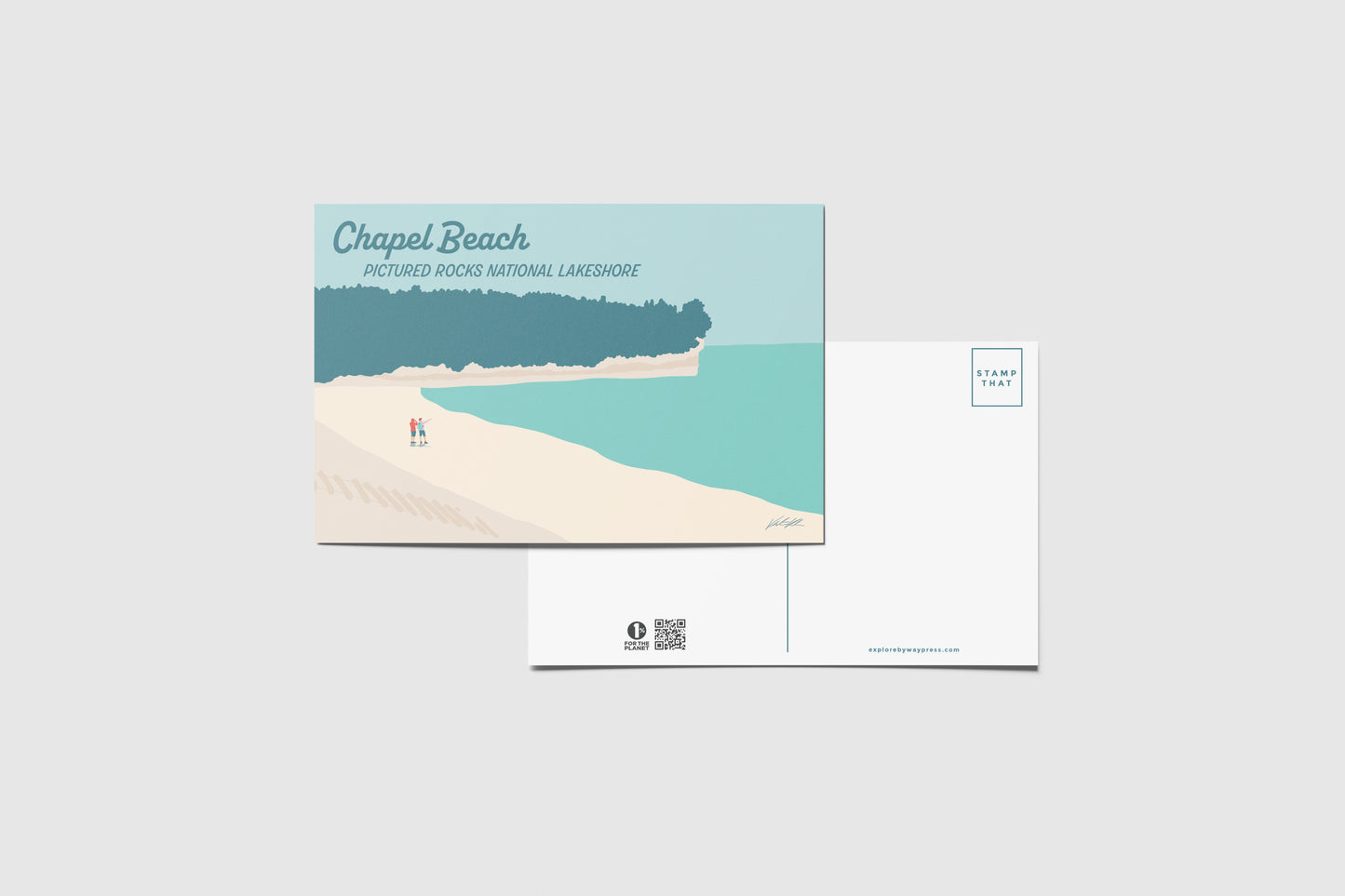 Chapel Beach Travel Postcard