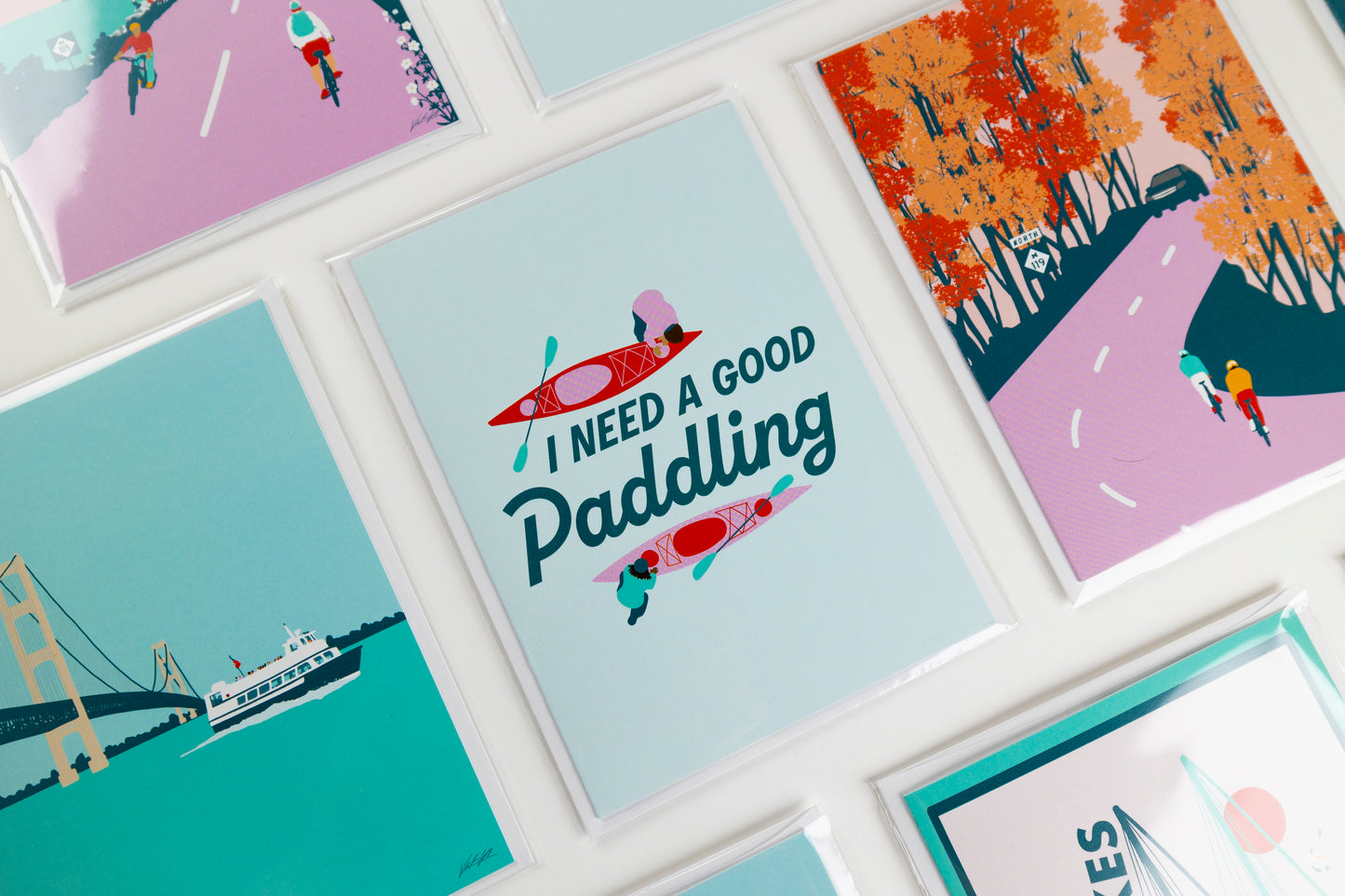 Beach Scenery Greeting Card