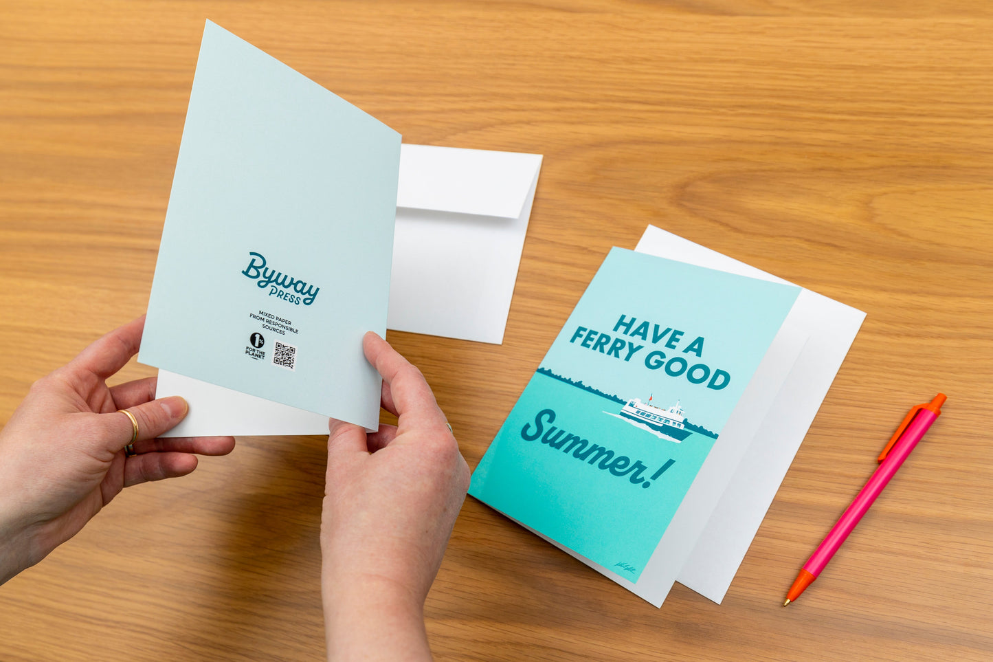 Kayaking Greeting Card