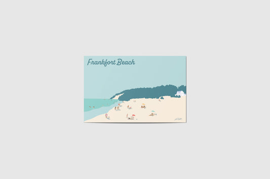 Frankfort Beach Travel Postcard