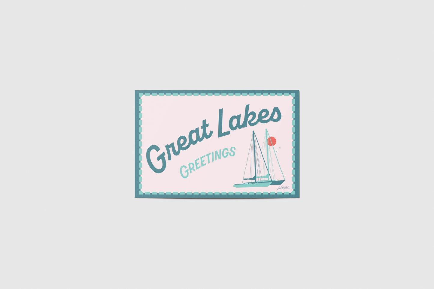 Great Lakes Greetings Travel Postcard