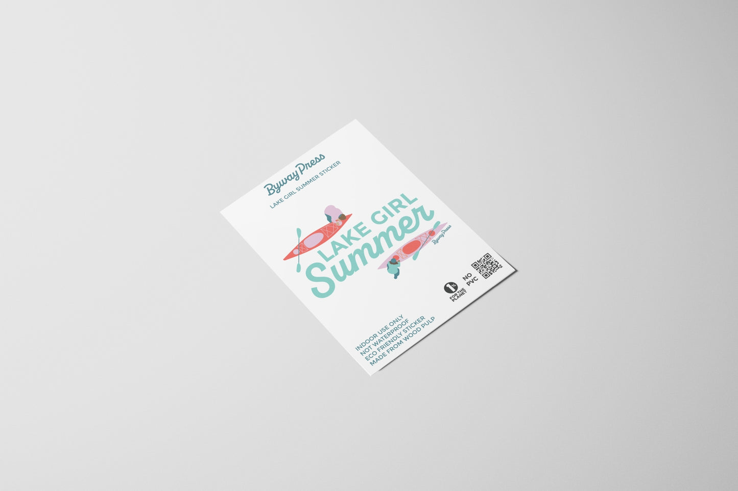 Lake Girl Summer Sticker