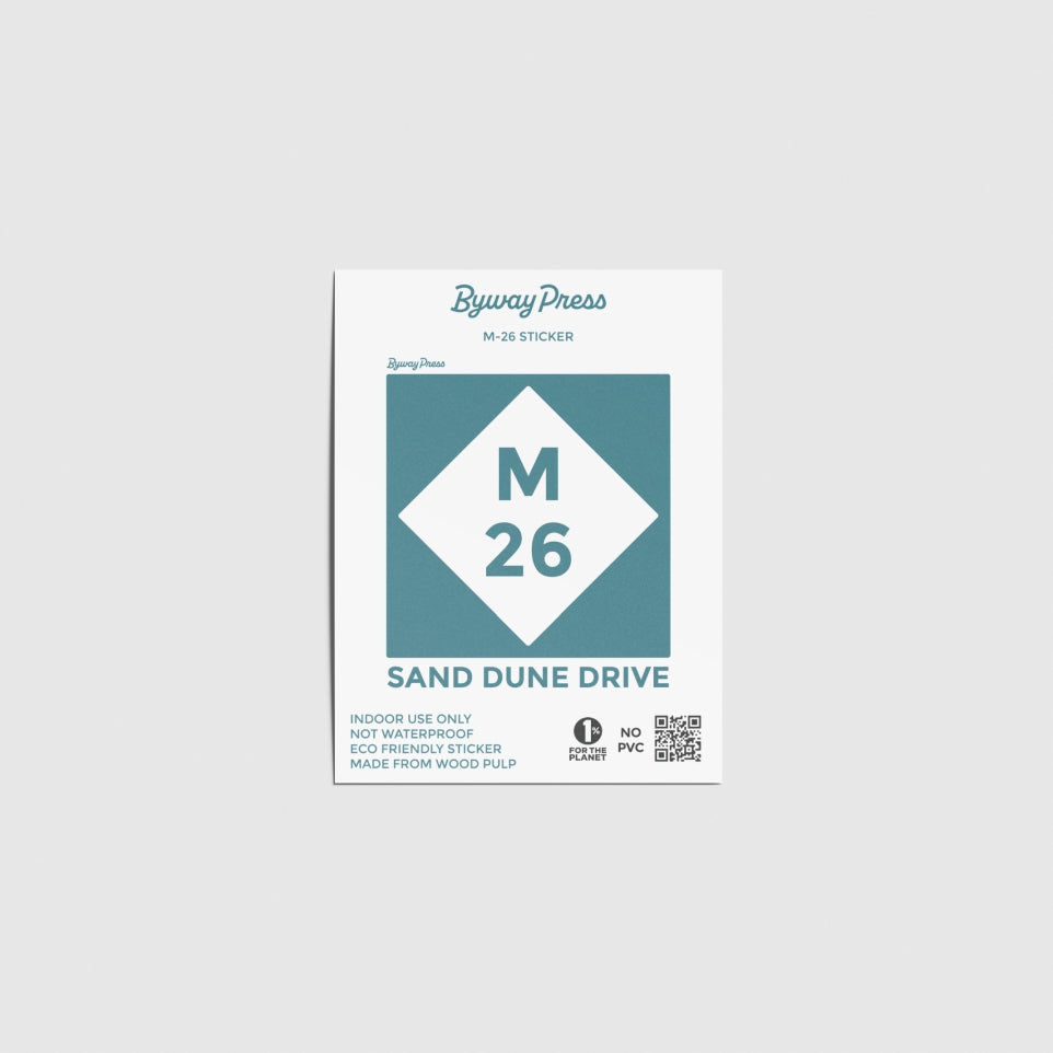 Highway M-26 Sign Sticker