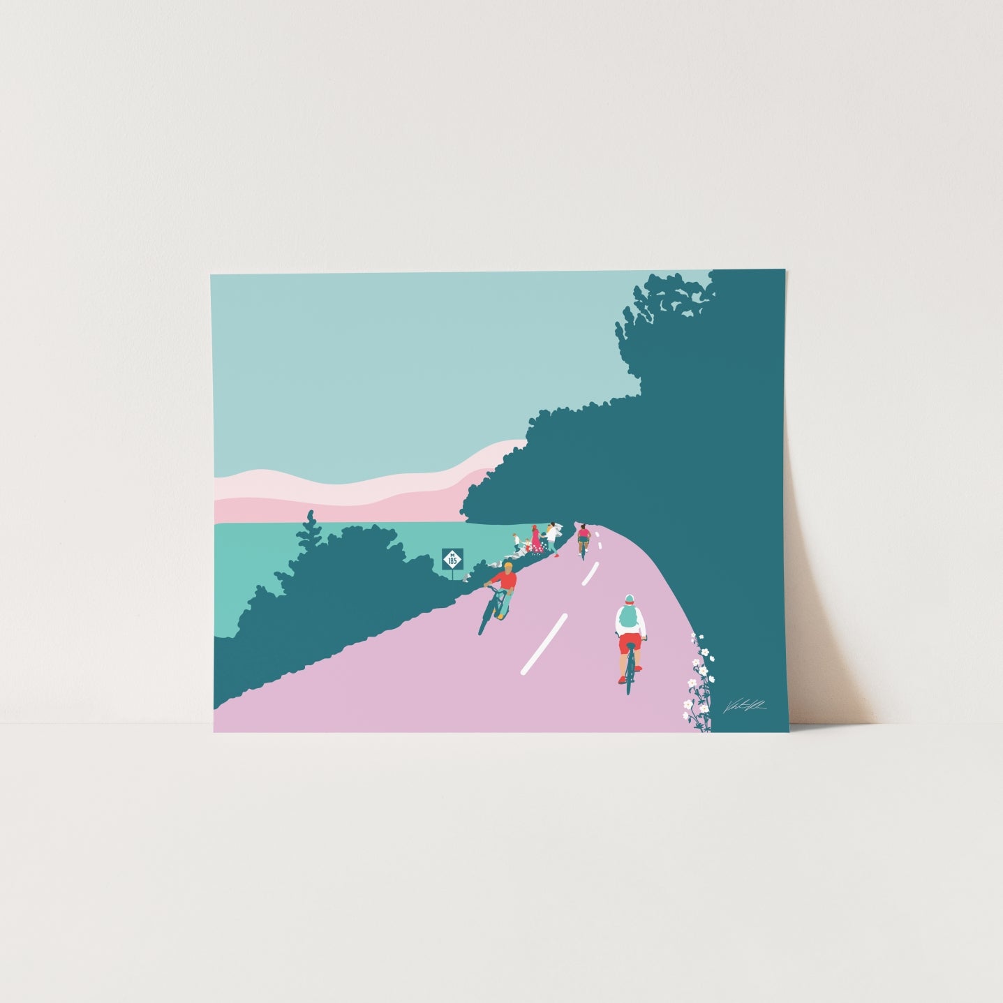 Highway M185 Travel Print 8x10