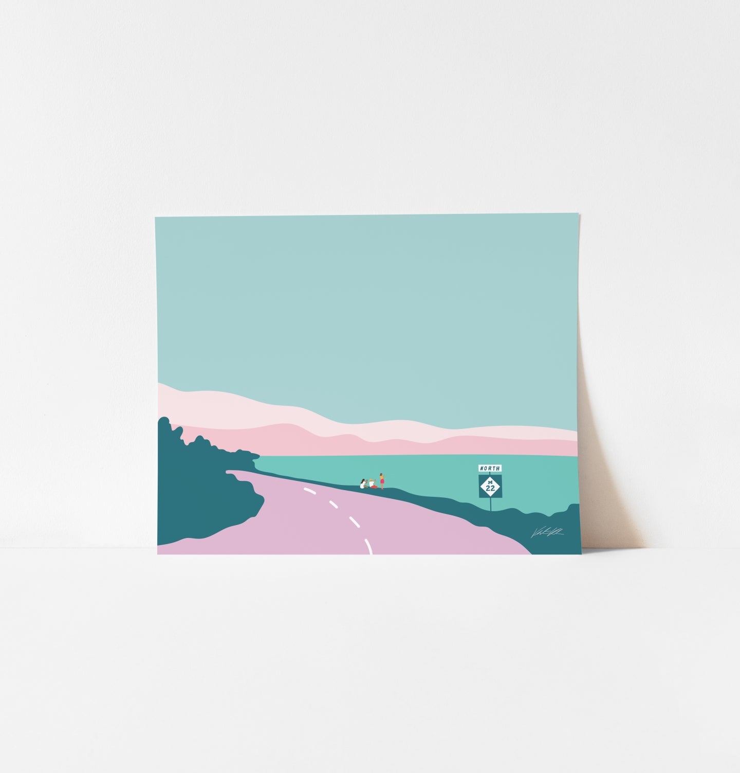 Highway M22 Travel Print 8x10