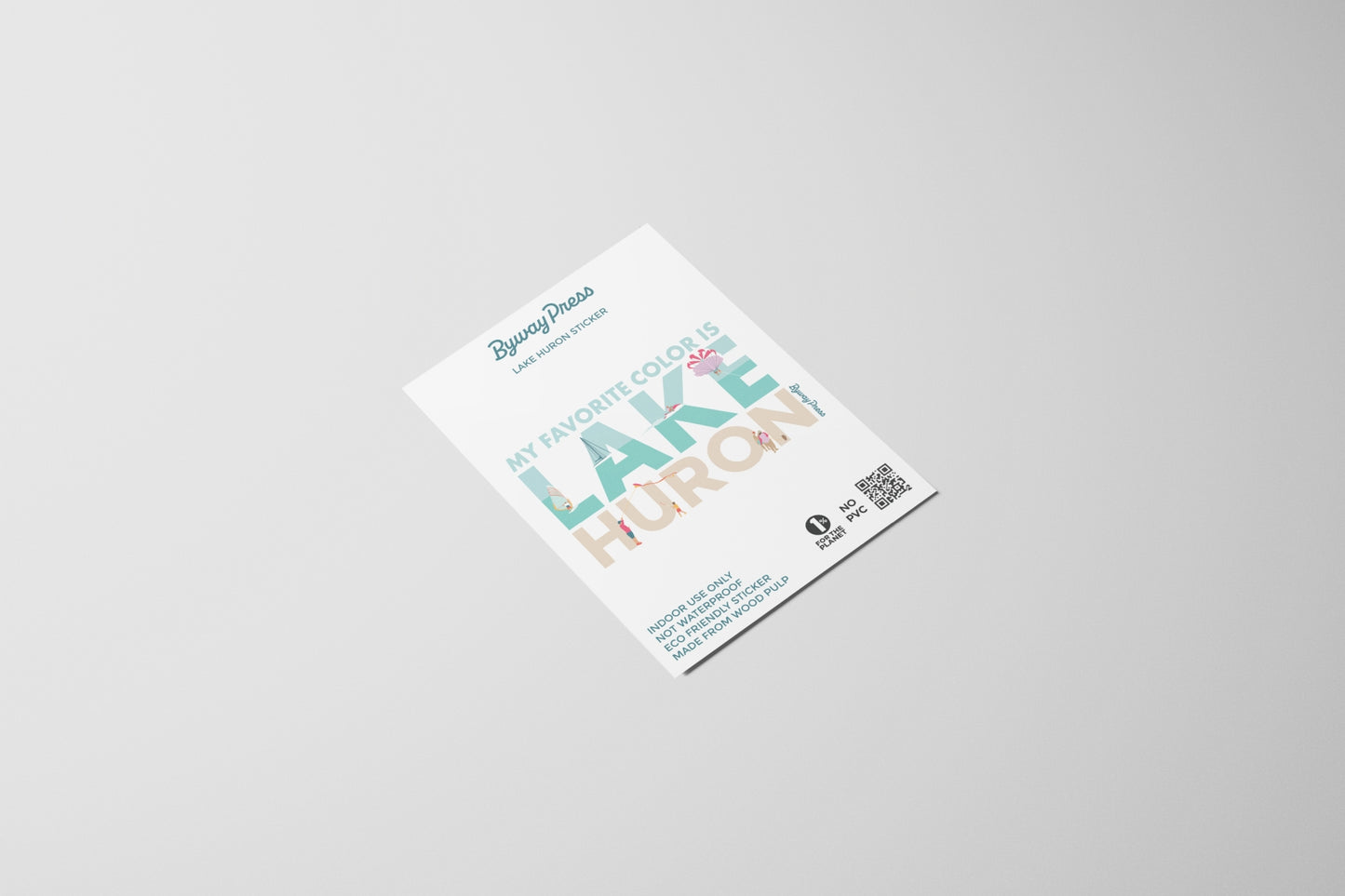 Lake Huron is My Favorite Color Lake Sticker