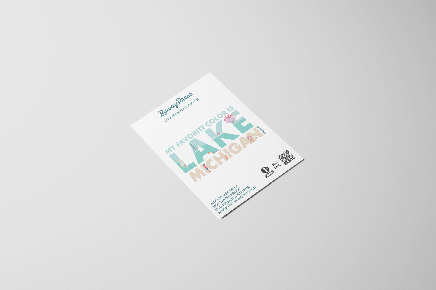 Lake Michigan is My Favorite Color Lake Sticker