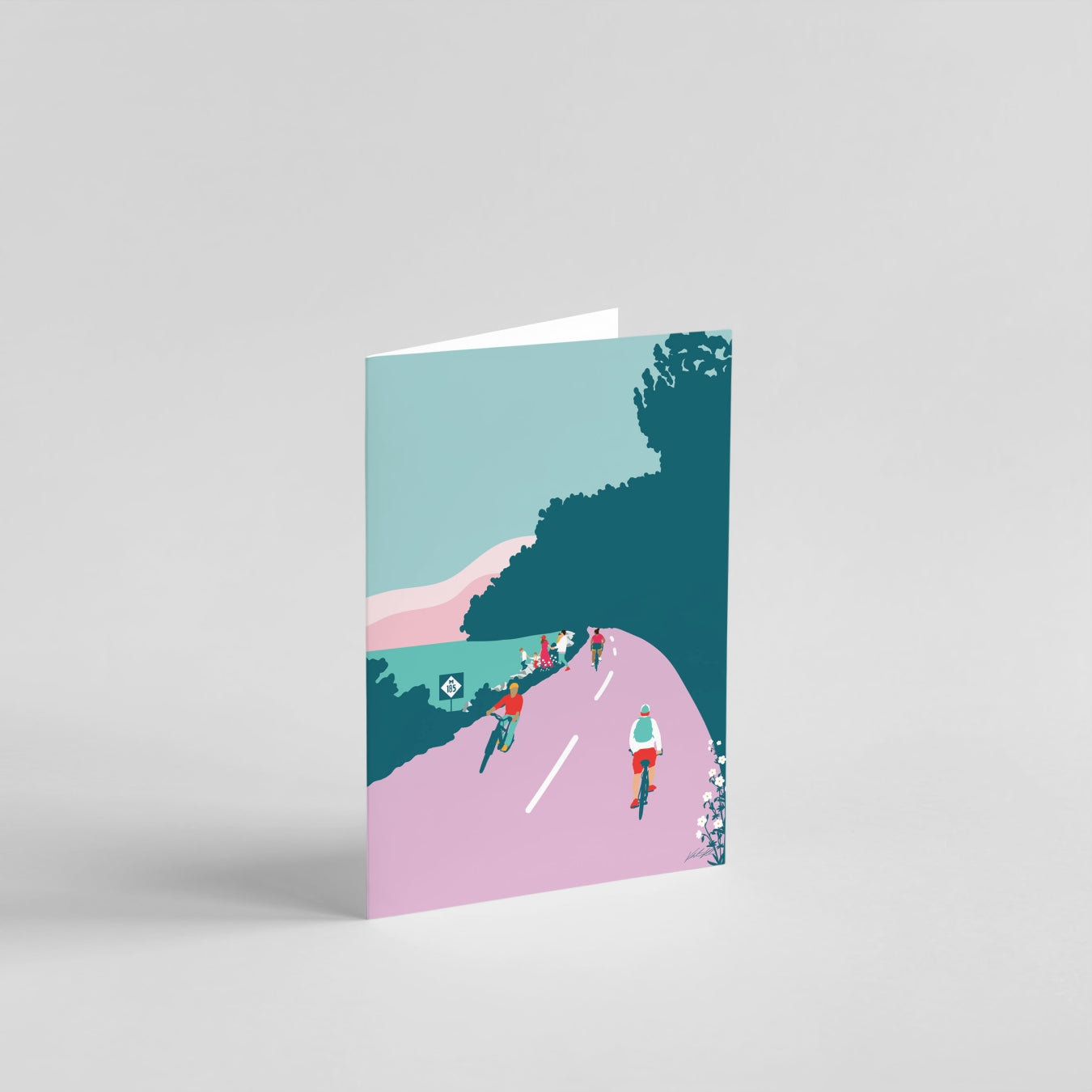 Highway M185 Mackinac Island Greeting Card