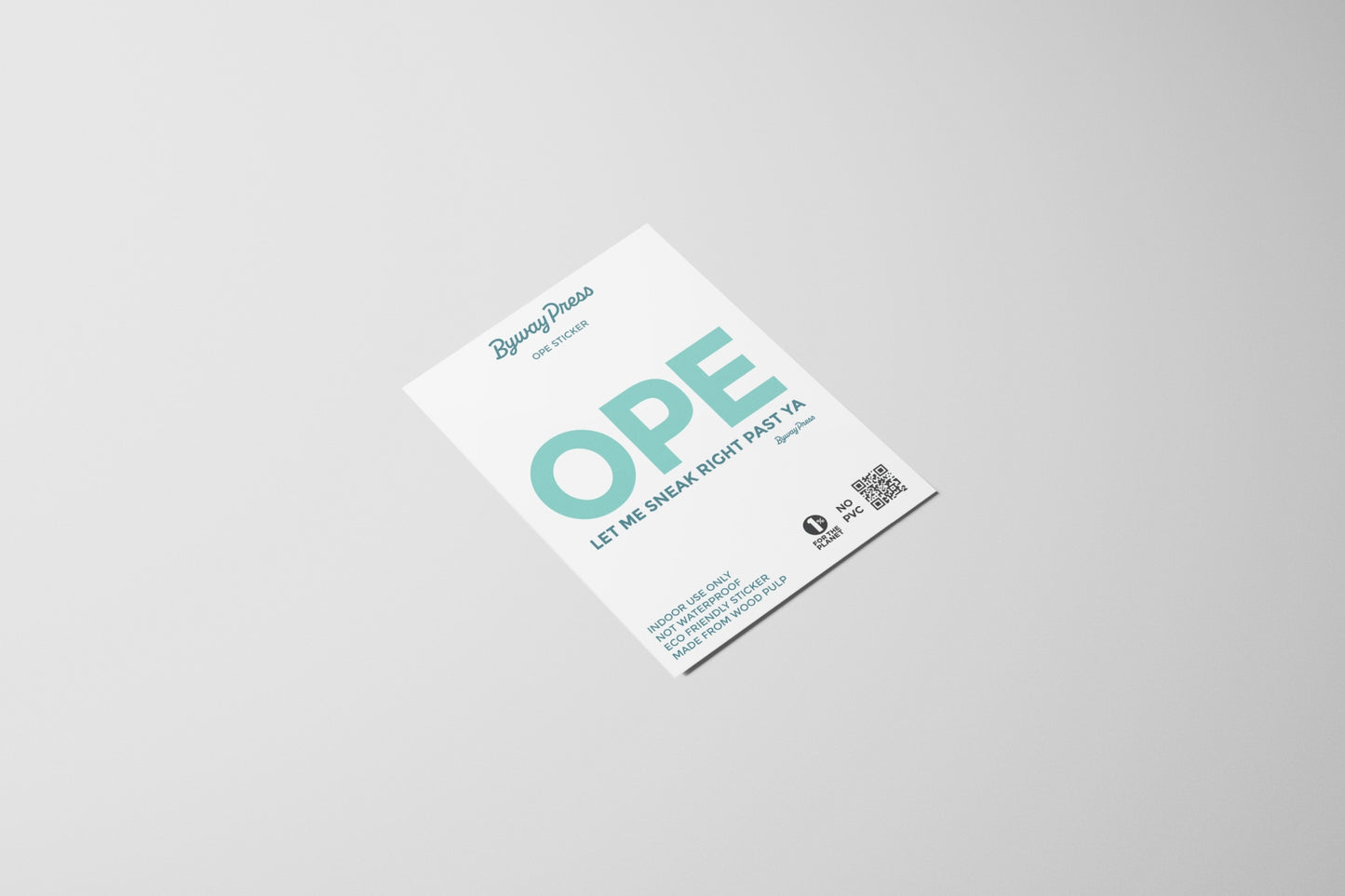 Ope Midwest Slang Sticker
