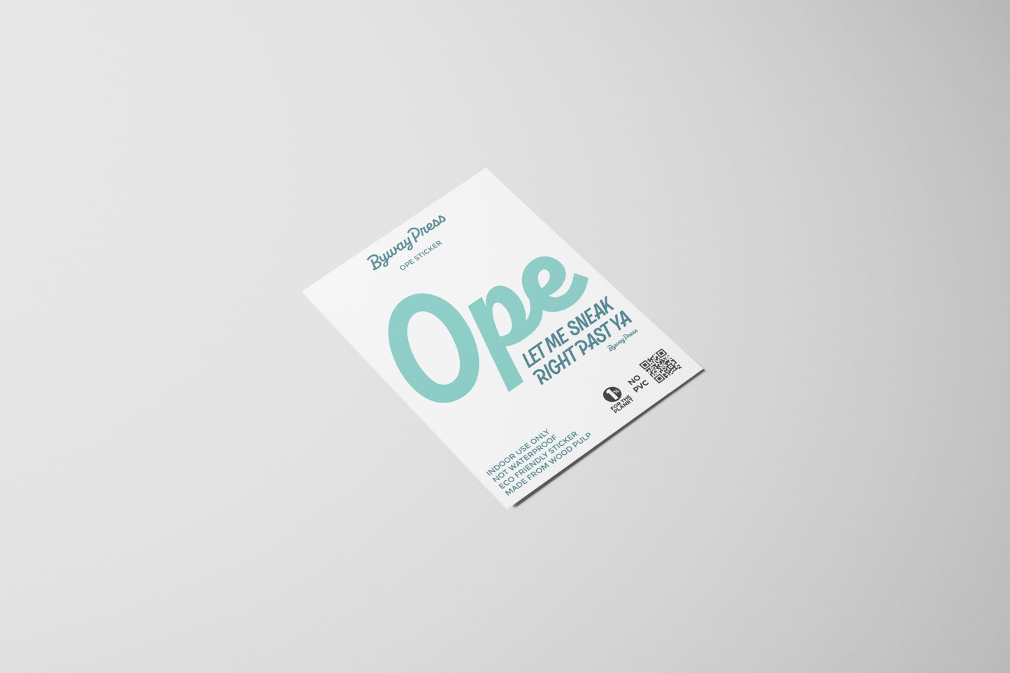 Ope Midwest Slang Sticker