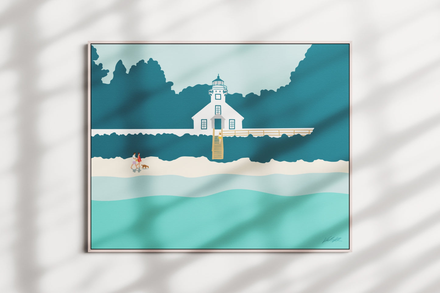 Mission Point Lighthouse Travel Print 8x10