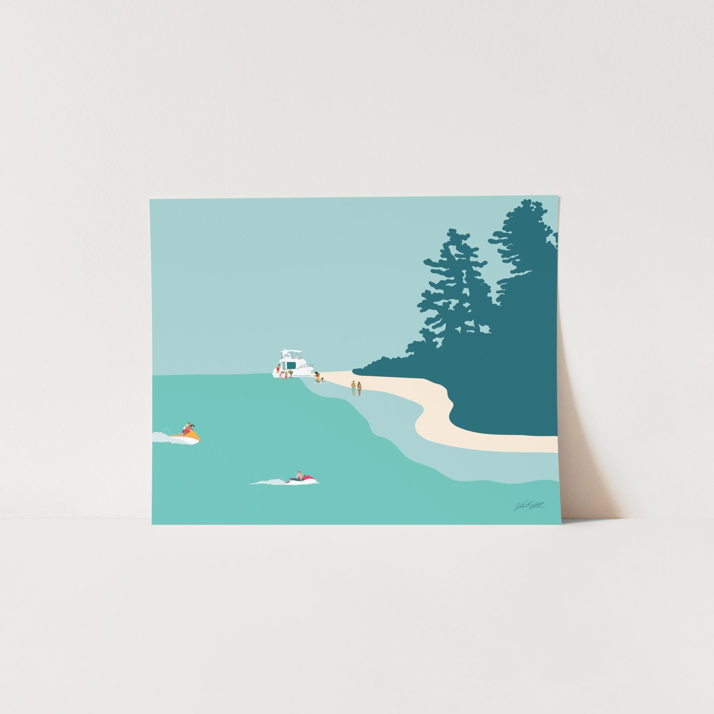 Power Island Travel Print 8x10