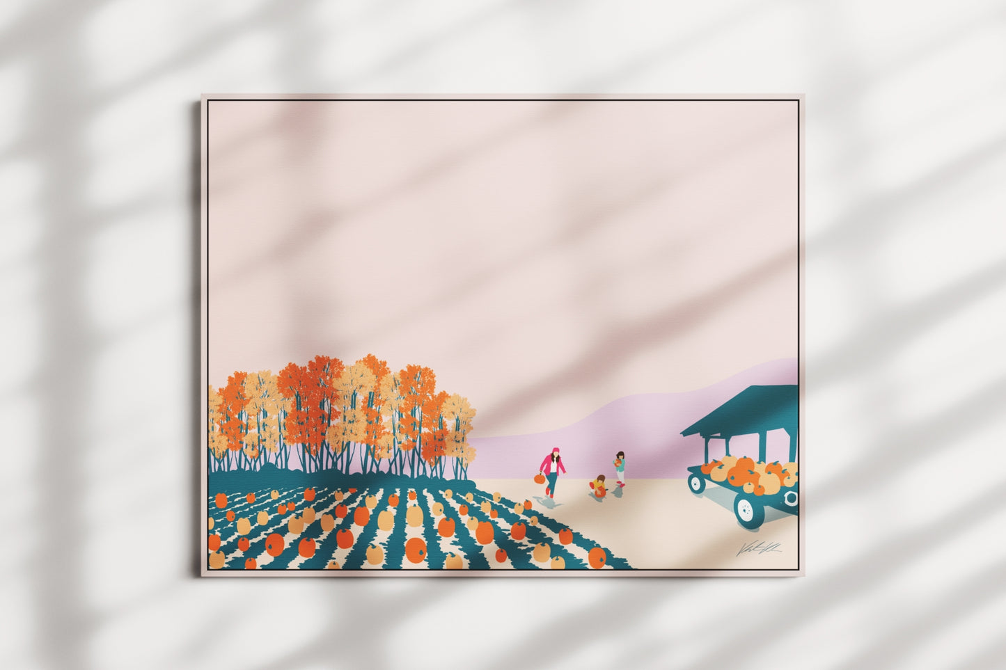 Pumpkin Patch Seasonal Print 8x10