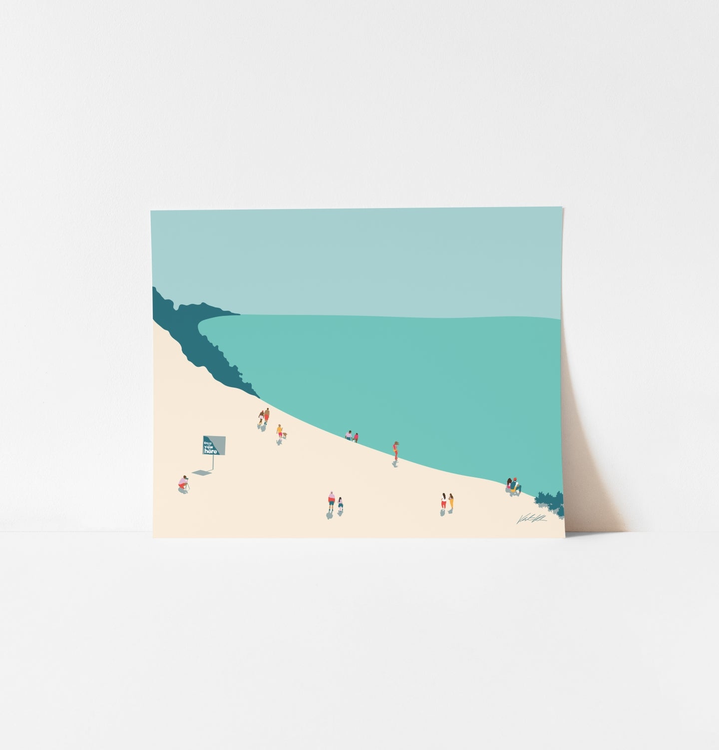 Pyramid Point Travel Print 8x10
