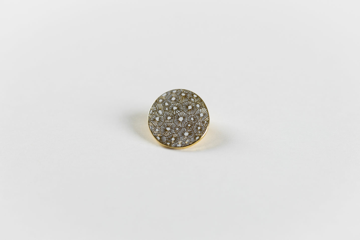 Michigan Petoskey Stone Enamel Pin
