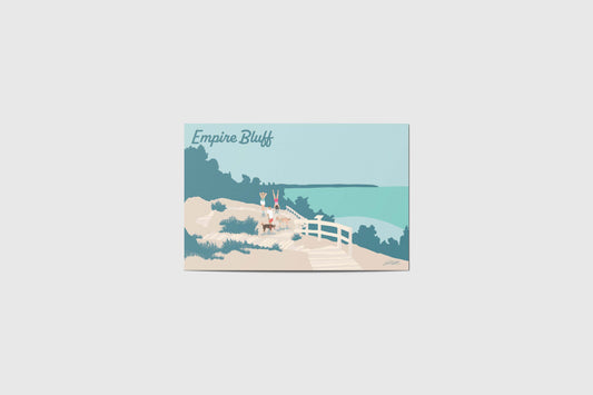 Empire Bluff Trail Travel Postcard
