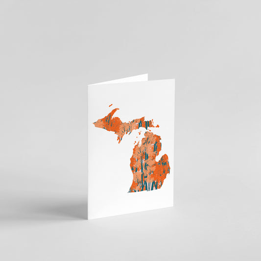 Michigan Fall Seasonal Greeting Card