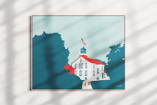 Grand Traverse Lighthouse Print 8x10