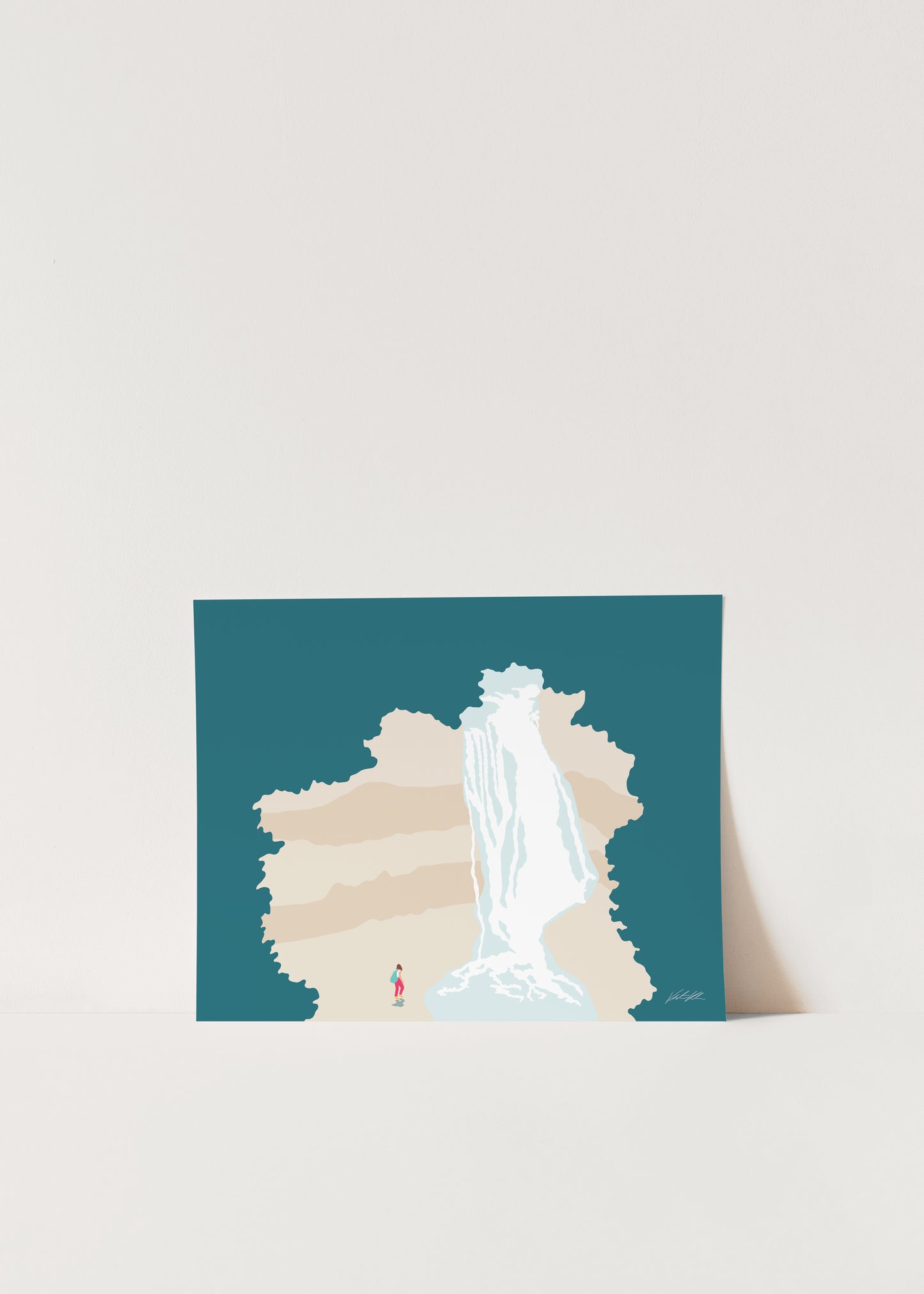 Miners Falls Travel Print 8x10