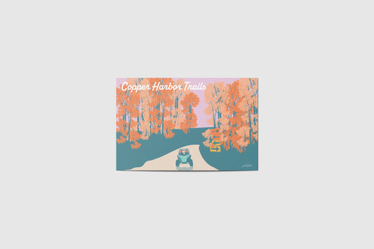 Copper Harbor Trails Seasonal Travel Postcard