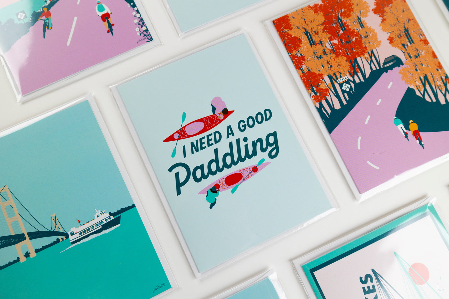 Tunnel of Trees Greeting Card