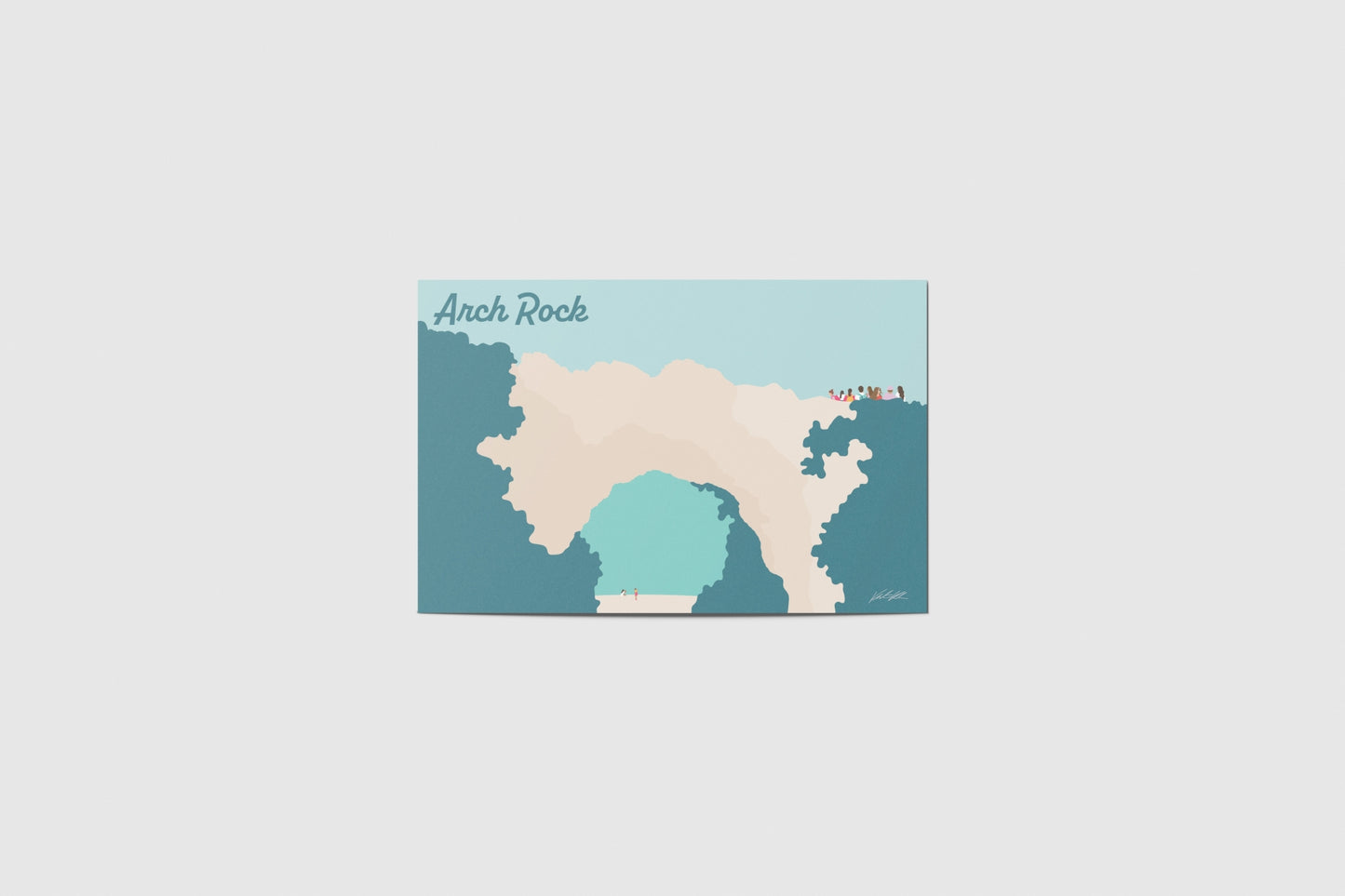 Arch Rock Travel Postcard
