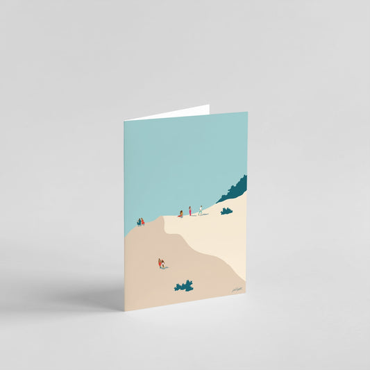 Dunes Scenery Greeting Card
