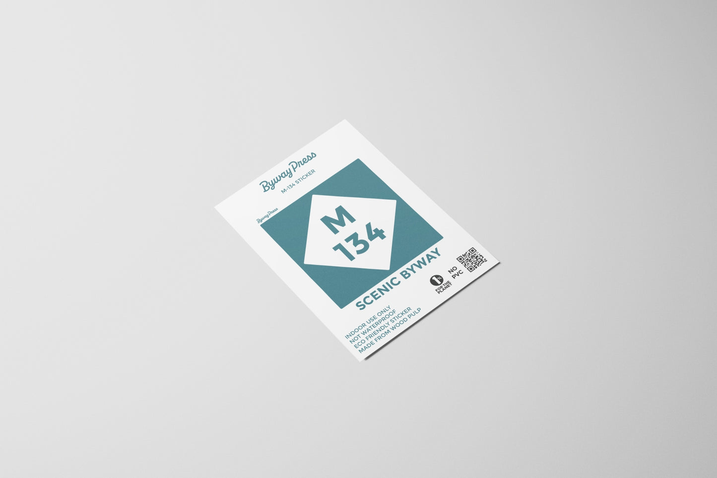 Highway M-134 Sign Sticker – Byway Press