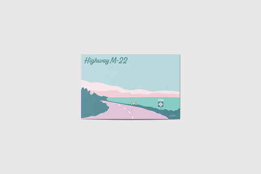 Highway M22 Travel Postcard