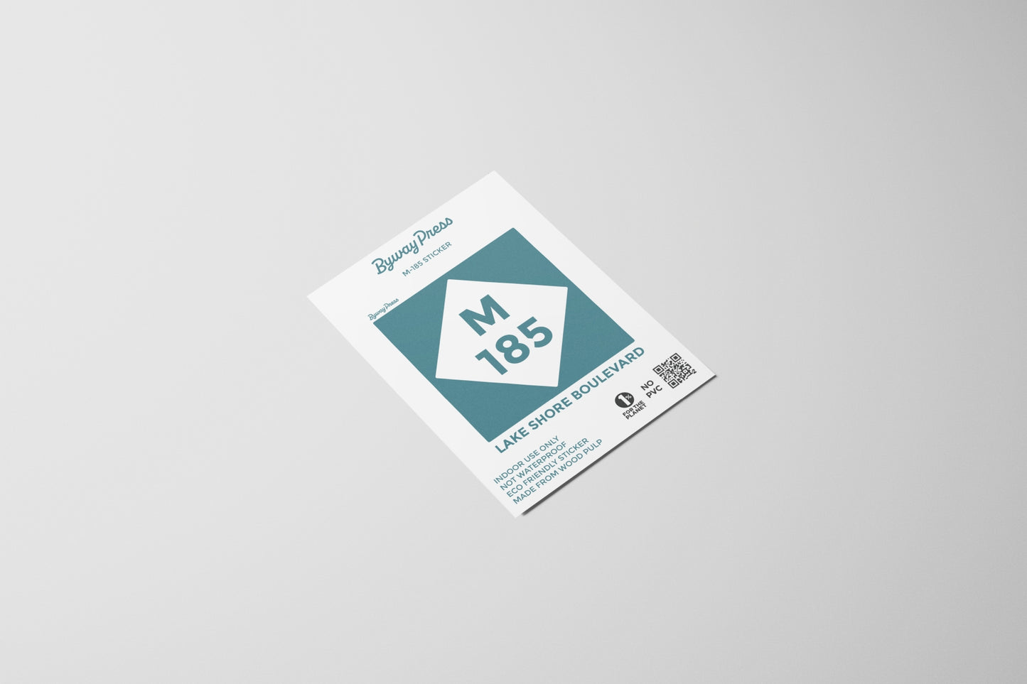 Highway M-185 Sign Sticker – Byway Press