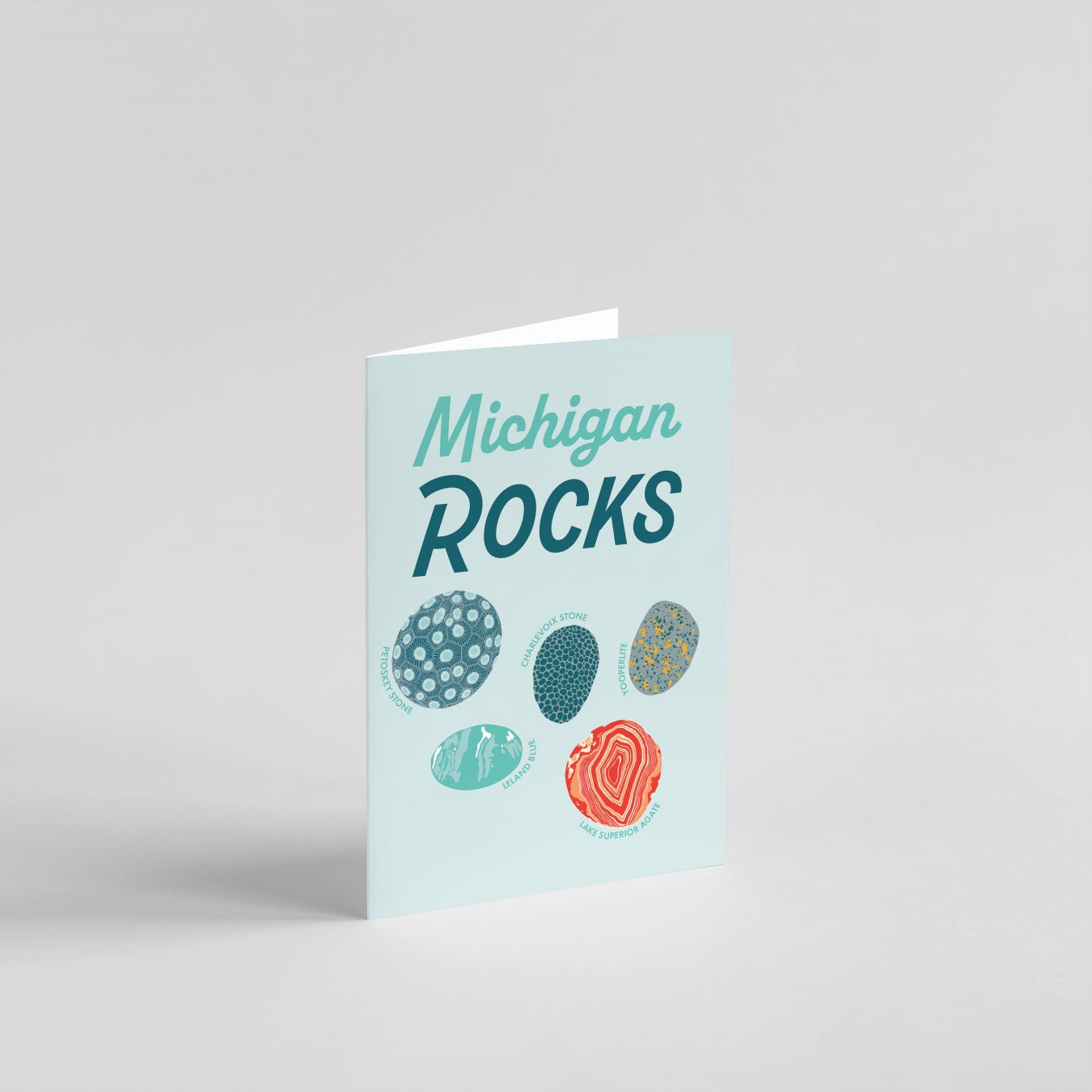 Michigan Rocks Greeting Card