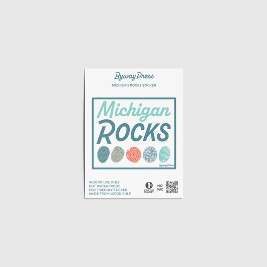 Michigan Rocks Sticker