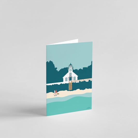 Mission Point Lighthouse Greeting Card