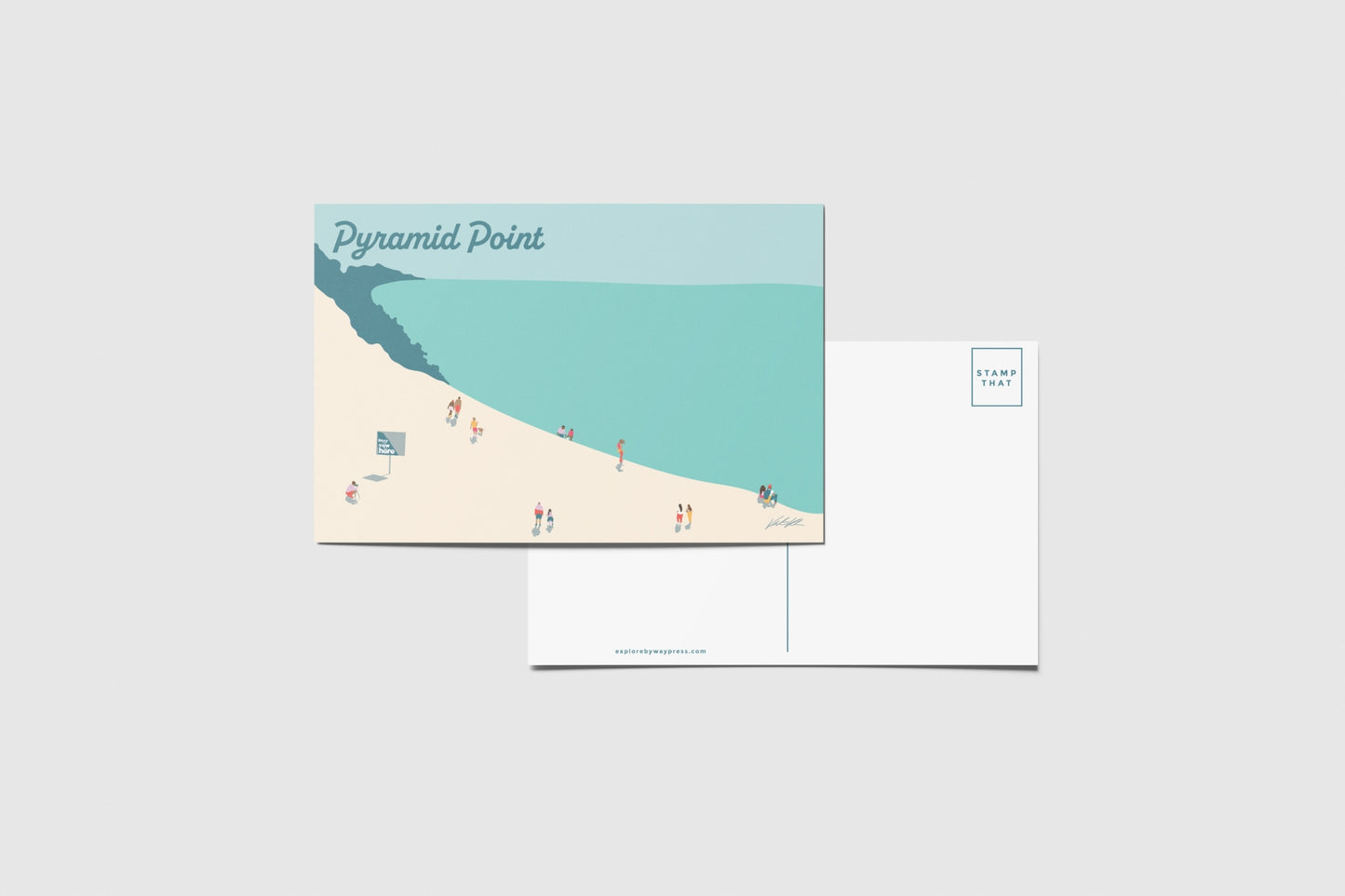 Pyramid Point Travel Postcard
