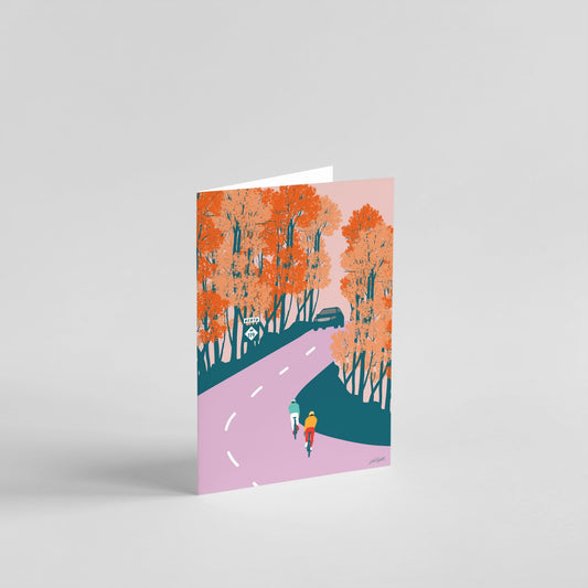 Tunnel of Trees Greeting Card